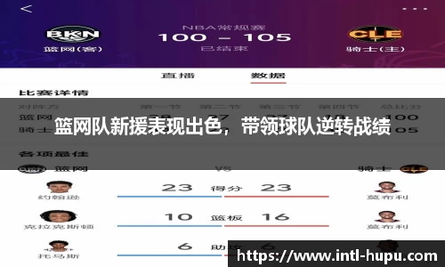 篮网队新援表现出色，带领球队逆转战绩